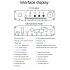 DA310D V5 3 Receiver Transmitter Coaxial Optical Bypass Digital To Analog Audio Converter Aux Jack PC USB AUX Multi mode Input Eu plug