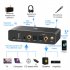 DA310D V5 3 Receiver Transmitter Coaxial Optical Bypass Digital To Analog Audio Converter Aux Jack PC USB AUX Multi mode Input Eu plug