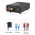 DA580 Digital Audio Converter 384K Audio Decoding Adapter Audio Digital Sound Decoder Converter For Game Console Computer US plug