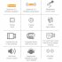 DAC310B Digital To Analog Audio Converter V5 3 Receiver Transmitter Coaxial Optical Bypass Aux Jack USB Multi mode Input U S  plug
