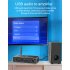 DAC310B Digital To Analog Audio Converter V5 3 Receiver Transmitter Coaxial Optical Bypass Aux Jack USB Multi mode Input Eu plug