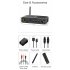 DAC310B Digital To Analog Audio Converter V5 3 Receiver Transmitter Coaxial Optical Bypass Aux Jack USB Multi mode Input Eu plug