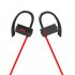 DACOM P7 Bluetooth Headphones Sports Ear Hook Wireless Headset with Mic Stereo Earphones for Smartphone   Black Red