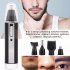 DALING DL 7003 4 in 1 Men Ear Nose Trimmer Waterproof Hair Clipper Rechargeable Electric Shaver Beard Trimmer EU Plug