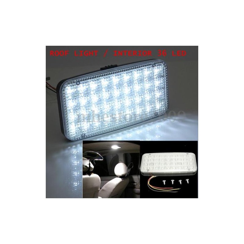 DC 12V 36 LED Vehicle Interior Ceiling Light Roof Lamp for Car Truck Auto Van
