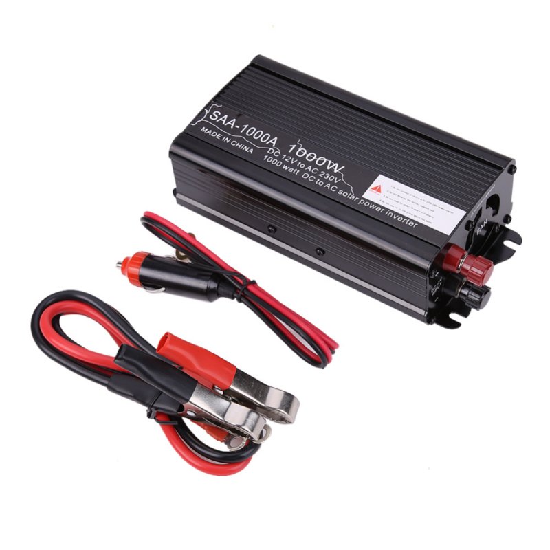 1000W Portable Car Power Inverter Charger