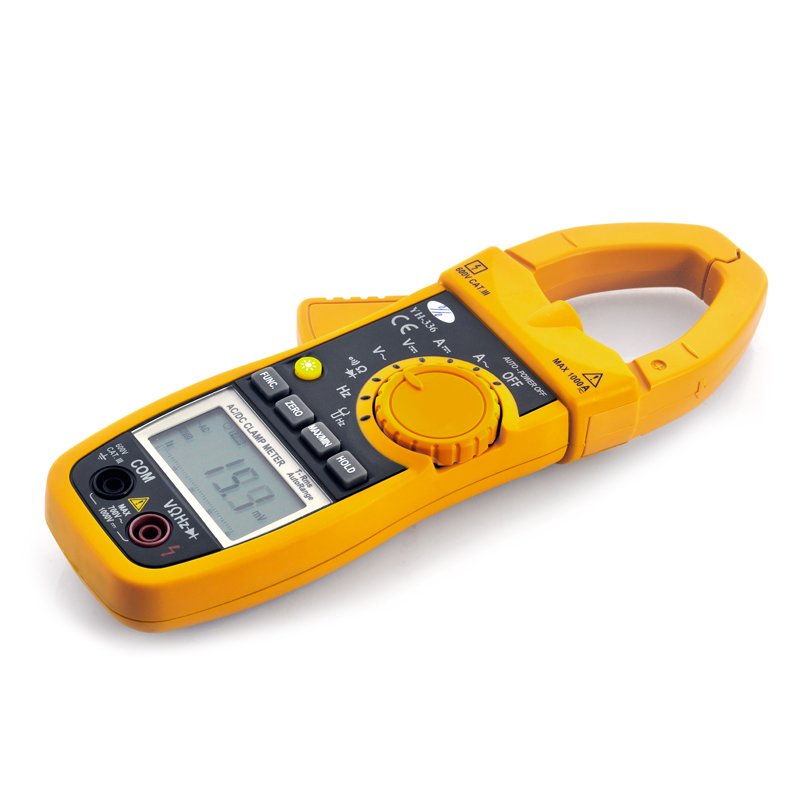 DC AC Clamp Multimeter w/ True AC RMS