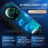 DC12V Tire Inflator Portable Air Compressor  Electric Tire Pump With LCD Digital Pressure Gauge  LED Lighting  USB Charging Cable  For Car Ball Bike Tires YX181