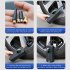 DC12V Tire Inflator Portable Air Compressor  Electric Tire Pump With LCD Digital Pressure Gauge  LED Lighting  USB Charging Cable  For Car Ball Bike Tires YX181