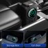 DC12V Tire Inflator Portable Air Compressor  Electric Tire Pump With LCD Digital Pressure Gauge  LED Lighting  USB Charging Cable  For Car Ball Bike Tires YX181