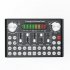 DC5V 1A K Song Studio Audio Mixer Microphone Webcast Entertainment Streamer Live Sound Card for Phone Computer PC black