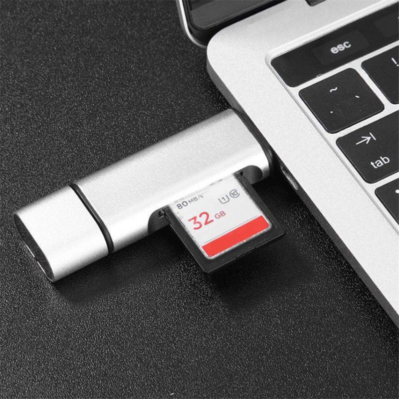 5 In 1 Type C OTG Card Reader With USB Female Interface for PC USB 3.0 Read TF Memory Card Reader  