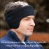 DEZ37 Men Winter Headband Ear Warmer Windproof Double Layer Warm Earmuffs Headwear For Cycling Workout Yoga Running Bicycle Sport DEZ37  gray One size fits all