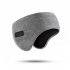 DEZ37 Men Winter Headband Ear Warmer Windproof Double Layer Warm Earmuffs Headwear For Cycling Workout Yoga Running Bicycle Sport DEZ37  gray One size fits all