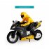 DG 801 1 6  Self Balancing RC Motorcycle 6 axis of gyroscope Stunt Racing Motorcycle Plastic Mini Motorcycle Toy yellow
