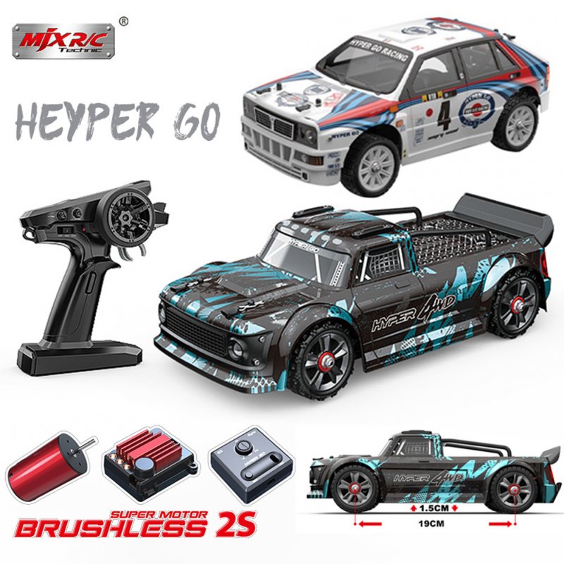 Mjx Hyper 14301 1:14 Brushless RC Car 2.4g Remote Control Pickup 4wd High-speed Esc Drift Off-road Vehicle Toys