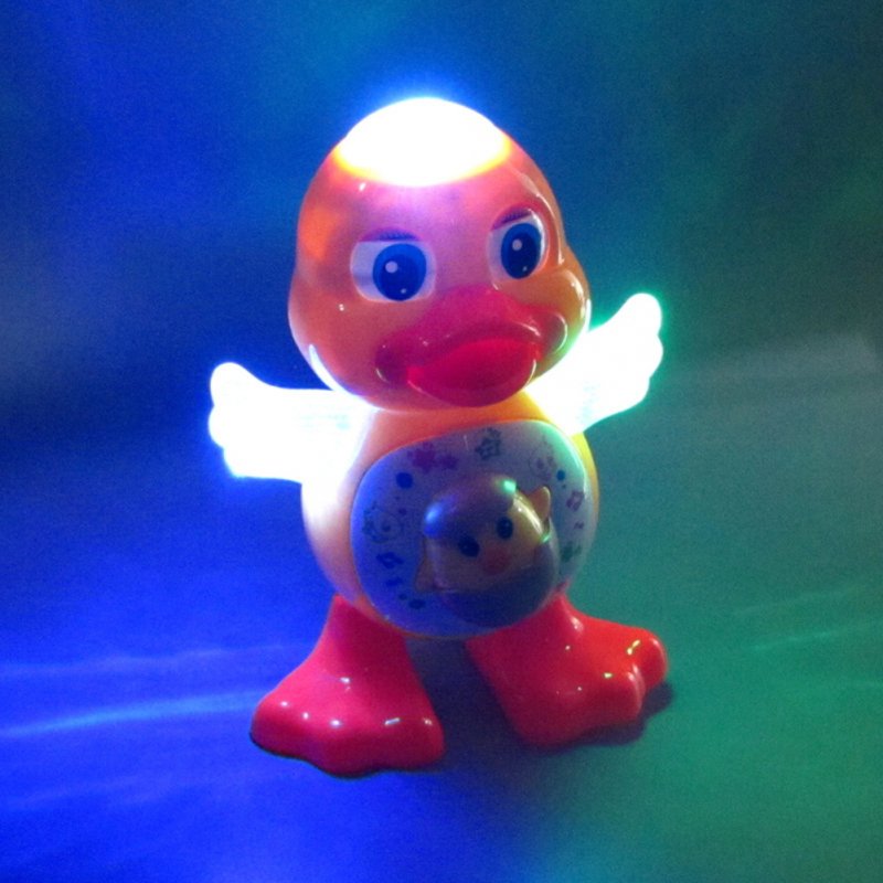 Baby Musical Duck Toy Dancing Duck With Music Light Crawling Baby Preschool Educational Toys Gift For Boys Girls 