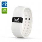 DIGICare ERI Touch Screen Smart Bracelet has a 0 49 Inch OLED Display  Bluetooth 4 0  Activity Tracker  Thermometer  Sleep Monitor and has an IP67 Rating