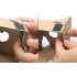 DIY 3D Google Cardboard Glasses to turn you Mobile Phone into Virtual Reality 3D Glasses has NFC support and can be used with Iphone or Adroid