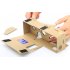DIY 3D Google Cardboard Glasses to turn you Mobile Phone into Virtual Reality 3D Glasses has NFC support and can be used with Iphone or Adroid
