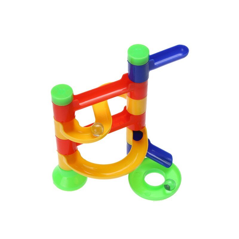 DIY Baby Kids Intelligence Orbit Ball Toy Marble Race Run Maze Balls Track Construction Building Bricks Children Educational Toy