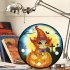 DIY Diamond Painting with LED Night Light for Halloween Home Bedside Decor 6in x 6in
