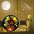 DIY Diamond Painting with LED Night Light for Halloween Home Bedside Decor 6in x 6in