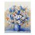 DIY Digital Oil Painting Handpainted Kits Daisy Flowers Abstract Canvas Drawing Wall Decor 40x50cm style one