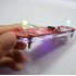 DIY Full Color Changing LED Acrylic 3D Christmas Tree Electronic Learning Kit  Red PCB transparent acrylic