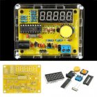DIY Kits 1Hz-50MHz Crystal Oscillator Tester Frequency Counter Meter with Case yellow