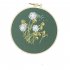 DIY Printed Embroidered Cloth Thread Board Special Embroidered Needle High definition Drawing Set 5    no Embroidery hoop 