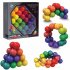DIY Puzzle Magic Ball Cube Intelligence Ball Novelty Decompression Toys Educational Toys Gifts For Boys Girls As shown