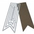 DIY Ribbon Shape Pattern Carbon Steel Cutting Dies for Scrapbook Decor 133 45mm