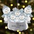 DIY Snowman Hanging Ornament Pendant for Family Blessings Christmas Tree Decor Six snowmen