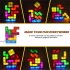 DIY Stackable Night Light  LED Induction Interlocking Desk Lamp 3D Tangram Puzzle Home Decoration Light Gift For Birthday Kids Teens European regulations
