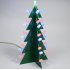 DIY Star Effect 3D LED Decorative Christmas Tree Kit blue