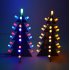 DIY Star Effect 3D LED Decorative Christmas Tree Kit yellow