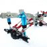 DIY Upgrade Parts Set Shock Sbsorbers Extension Seat for RC CAR WPL Truck C14 C24 Blue 4 shock absorbers   4 extenders