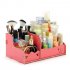 DIY Wood Beauty Makeup Storage Drawers Box Cosmetics Organizer Removable Case