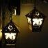DIY Wooden House with Led Light Pendant Eid Mubarak Ramadan Decoration JM01868