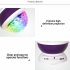 DJ Lights With 9 Colors  USB Interface  Remote Control  Sound Activated Rotating Magic Ball Light  Stage Lighting For KTV  Club  Christmas  Bar starry sky cover