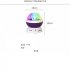 DJ Lights With 9 Colors  USB Interface  Remote Control  Sound Activated Rotating Magic Ball Light  Stage Lighting For KTV  Club  Christmas  Bar starry sky cover