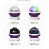 DJ Lights With 9 Colors  USB Interface  Remote Control  Sound Activated Rotating Magic Ball Light  Stage Lighting For KTV  Club  Christmas  Bar starry sky cover