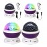 DJ Lights With 9 Colors  USB Interface  Remote Control  Sound Activated Rotating Magic Ball Light  Stage Lighting For KTV  Club  Christmas  Bar starry sky cover
