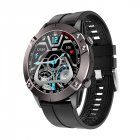 DK60 <span style='color:#F7840C'>Smart</span> <span style='color:#F7840C'>Watch</span> <span style='color:#F7840C'>Bluetooth</span> <span style='color:#F7840C'>Call</span> Heart Rate Blood Pressure Music Control Sports Bracelet Black