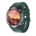 DK60 <span style='color:#F7840C'>Smart</span> <span style='color:#F7840C'>Watch</span> Bluetooth Call Heart Rate Blood Pressure Music Control Sports Bracelet Green