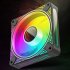 DM1 Cooler Fan ARGB PC CPU Silent Case Luminous Fan 4 72 Inch Cooling PC Fans With Hydraulic Bearing Low Noise Computer RGB Case Fans Optional Wind Direction RG