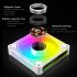 DM1 Cooler Fan ARGB PC CPU Silent Case Luminous Fan 4 72 Inch Cooling PC Fans With Hydraulic Bearing Low Noise Computer RGB Case Fans Optional Wind Direction RG