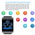 DM20018 Android Smart Watch has heart monitor and pedometer so can track your health as well as field calls send messages and be a phone on your wrist 
