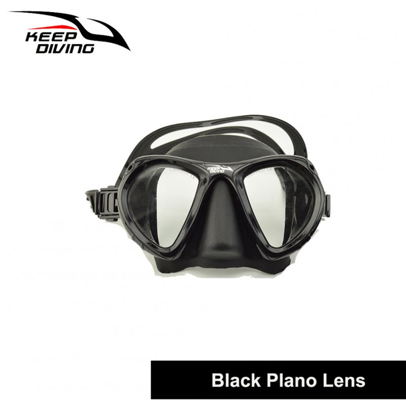 DM406+SN506 Professional Full-dry Snorkeling Mask Foldable for adult Scuba Diving Mask black_Ordinary tube lens eyeglass set